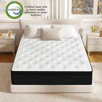 CHEVNI 8/10/12/14 Inch Twin Full Queen King Hybrid Mattress Comfortable And Warm Mattress Medium Firm In A Box