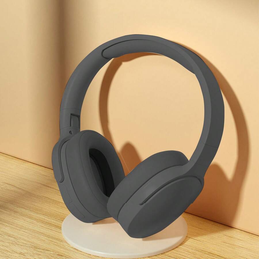 Bluetooth Wireless Headphones, Over-Ear Headphones, Active Noise-Cancelling Color LED Light Comfortable Foldable Headphones, Can Be Connected To A 3.5mm Audio Cable As DJ Monitoring Headphones, Aux Interface, Long Battery Life, High-Fidelity Stereo E-Sports Gaming Headphones, Suitable For/Tablet /PC/ Console/Mobile Phone/Birthday Travel Gift - màu đen - Xem 1