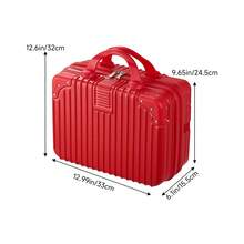LIVINGANDHOME Living And Home 5 Colors Portable Hard Shell Handheld Makeup Travel Case,Makeup Storage Box,Makeup Storage Box - Red - View 12