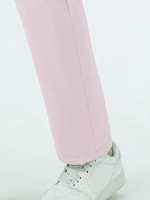 女士保暖防水防风滑雪裤，户外雪裤，冬季保暖徒步裤紧身裤 - 粉色 - 查看 5