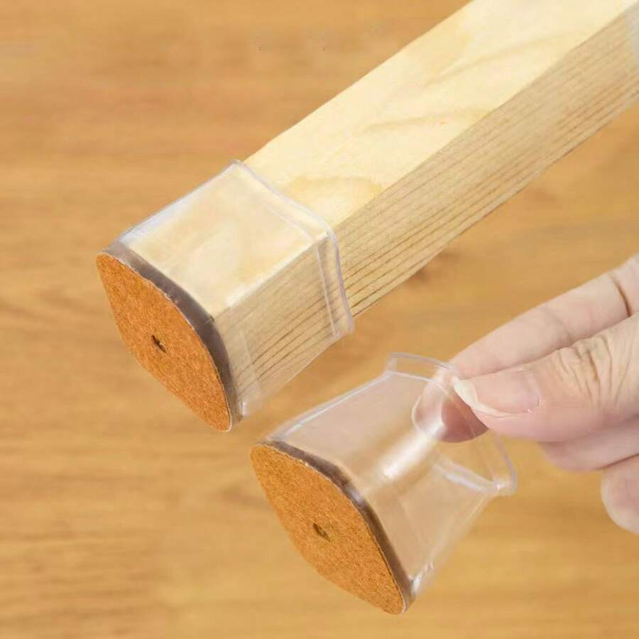 4 bucăți groase de pernuțe pentru birou și scaun, antiderapante, huse pentru picioare de mobilă, protecții pentru scaune de canapea