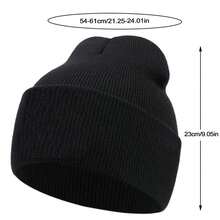 Warner Bros 1pc Cartoon Embroidered RICK And MORTY Knitted Beanie Hat, Autumn/Winter Unisex Outdoor Beanie, Hip-Hop Fashion Ski Cold Weather Hat - Multicolor - View 5