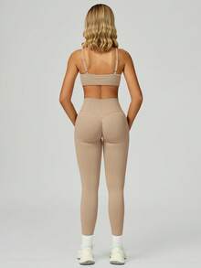 MASKERT Women'S Yoga, Fitness, Leisure, Sports Pants, Flared Pants, Running High Waist, Quick Drying, Lifting Buttocks, Yoga Pants, High Elasticity, And Skin Friendly Tights