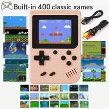1台Macaron Mini 400合1复古掌上游戏机，大屏幕便携式游戏机，内置400多款经典游戏，支持电视连接，多种颜色可选 - 彩色 - 查看 19