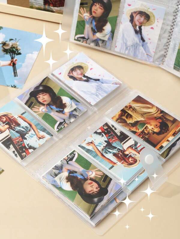 High - Capacity 240 - Pocket Transparent Photo Album: One - Piece Durable Holder For Photos, Movie Tickets, Star Cards & Postcards - Perfect For Art - Craft Scrapbooking Organization