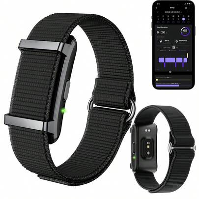 Health Smart Bracelet, Activity & Fitness Trackers/SpO2/ Heart Rate / Blood Pressure/ Sleep Stress/IP68 Waterproof For120 Sport Modes,Smart Activity Fitness Tracker, Heart Rate Sleep Monitor, GPS Tracking, 120+ Sport Modes, 30-Day Battery,Automatic Monitoring Wearable Fitness Tracker Comes With Free App, 1 Bands Black & Gold,New Year's Gifts, Christmas Gifts,(175mAh Rechargeable Battery)