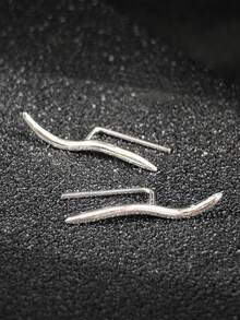 MOONSO 1pc Minimalist Fashion Women's Earrings, Creative Unique Personalized High-Quality Gift Jewelry, E4687b