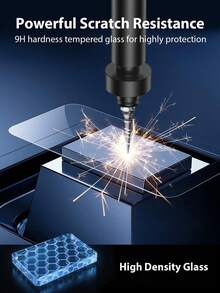 3Pcs HD Tempered Glass For IPhone 17/17Pro/17Promax/16/15/14/13/12/11 Pro Max Screen Protector For IPhone 7/8 Plus/X/XS Max/XR - 9H Protective Glass Film, High Definition, Scratch-Resistant