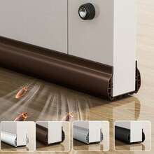 1pc Door Gap, Door Bottom Sealing Strip, Door And Window Gap, Soundproof Room, Bedroom Windproof Soundproof Strip, Shading And Windproof Door Sticker