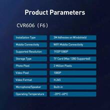 Philips 1080P Front Dash Cam With Philips High-Speed Card, WiFi APP Dash Camera For Cars, HD Night View Mini Dashcam Support G-Sensor Parking Monitor (Connect The Car Power Supply For Use)