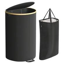 Laundry Baskets - Tintenschwarz-Naturbeige - Xem 2