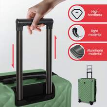 NEW YORK XPRESS Suitcase 20"/24"/28",Expandable Hardside W/Double Spinner Wheels&TSA Lock,Carry On Luggage Travel Suitcase,Student Suitcase For Back-To-School Season - TEAG - 查看 3