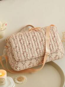 1pc Multifunctional Baby Diaper Bag, Mommy Bag For Outdoor Use (Excluding Hooks) - Multicolor - View 12