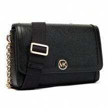 Michael Kors Borsa a tracolla/messenger nera piccola della serie Freya per donna MK 32T2G7FC5L