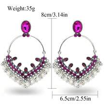 FANYINAN Stylish And Minimalist Zinc Alloy Earrings With 18K Gold-Plated Rhinestones And Faux Pearl Pendants, Perfect For Everyday Wear. Ideal For Holidays, Vacations, Parties, And Birthday Celebrations.