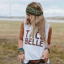 4pcs Paisley Pattern Knot Design Hair Band, Boho Wide Elastic Knotted Headband For Gym Workout, Hair Accessories For Yoga Wear, Dance, Mothers Day Gift Ideas, Gifts For Wife, Zigzag Headband For Camping - 彩色 - 查看 5