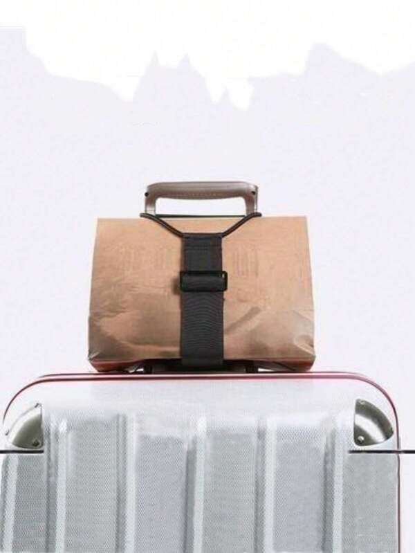 Reisegepäckgurt, tragbar und verstellbar, geeignet für leichtes und kompaktes Gepäck, Gepäckgurt, Gepäckhalter, Reiseflug, Geschäftsreise, Urlaubsgepäck, Rucksack, Schulmaterial