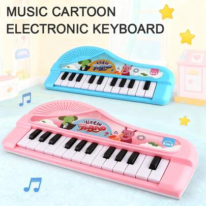 Đàn phím điện tử mini 13 phím, nhạc cụ cầm tay giáo dục, mô phỏng đàn piano, đồ chơi bàn phím âm nhạc, đàn piano điện tử thực tế dành cho trẻ em, đồ chơi âm nhạc cho bé trai và bé gái, quà tặng ngày lễ, phù hợp cho trẻ em từ 3 tuổi trở lên, phụ kiện đàn piano.