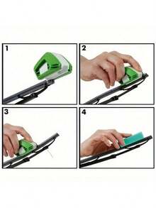 Easy-To-Use Windshield Wiper Blade Repair Tool - Durable, Reusable ABS For Effective Cleaning & Maintenance