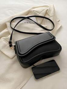 A Minimalist Retro Square Bag With Flap Opening, Adjustable Shoulder Strap And Lightweight Crossbody Bag In Solid Colour. Suitable For Ladies Daily Life Casual And Student Use,Purse,Purses And Bags Women,Tote Bag,Brown Purse,Carteras Para Mujer,Pink Purse,Bolsos Para Mujer,Crossbody Bags For Women,Totes Bags For Women,Orange Purse,Cartera Para Mujer Elegante,Hand Bags For Women,Shoulder Bags - 彩色 - 查看 8