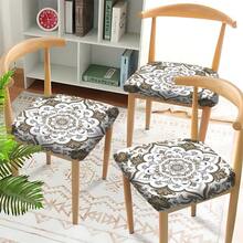 2/4/6 szt. rozciągliwych pokrowców na poduszki siedziska w stylu boho, pokrowce na krzesła, odpowiednie do wystroju domu, salonu, jadalni, ogrodu, hotelu, na imprezę, zmywalny materiał poliestrowy, pokrowce na poduszki siedziska krzesła do jadalni, ochraniacze na krzesła - Wielokolorowe - Zobacz 10