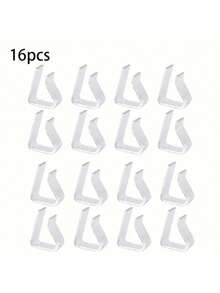 Clips de plástico transparente para mantel de interior y exterior, accesorio de sujeción para mantel, 8 piezas/16 piezas - 8 piezas - Ver 5