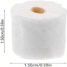 Doll House Toilet Paper Micro Tissue Paper, Realistic Toilet Paper Roll Model, OB11 Photography Prop, Bathroom Scene Mold Accessory, Miniature Model - Multicolor - View 3