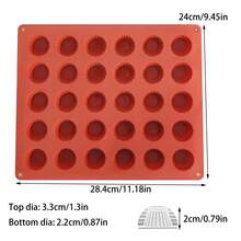 1pc Small Flower-Shaped French Pastry Silicone Mold, Mini Triangle & Oval Chocolate, Candy, Jelly, Mousse, Cake Decor, Baking Tool, Handmade Soap, Candle, Resin Mold - Multicolor - View 18