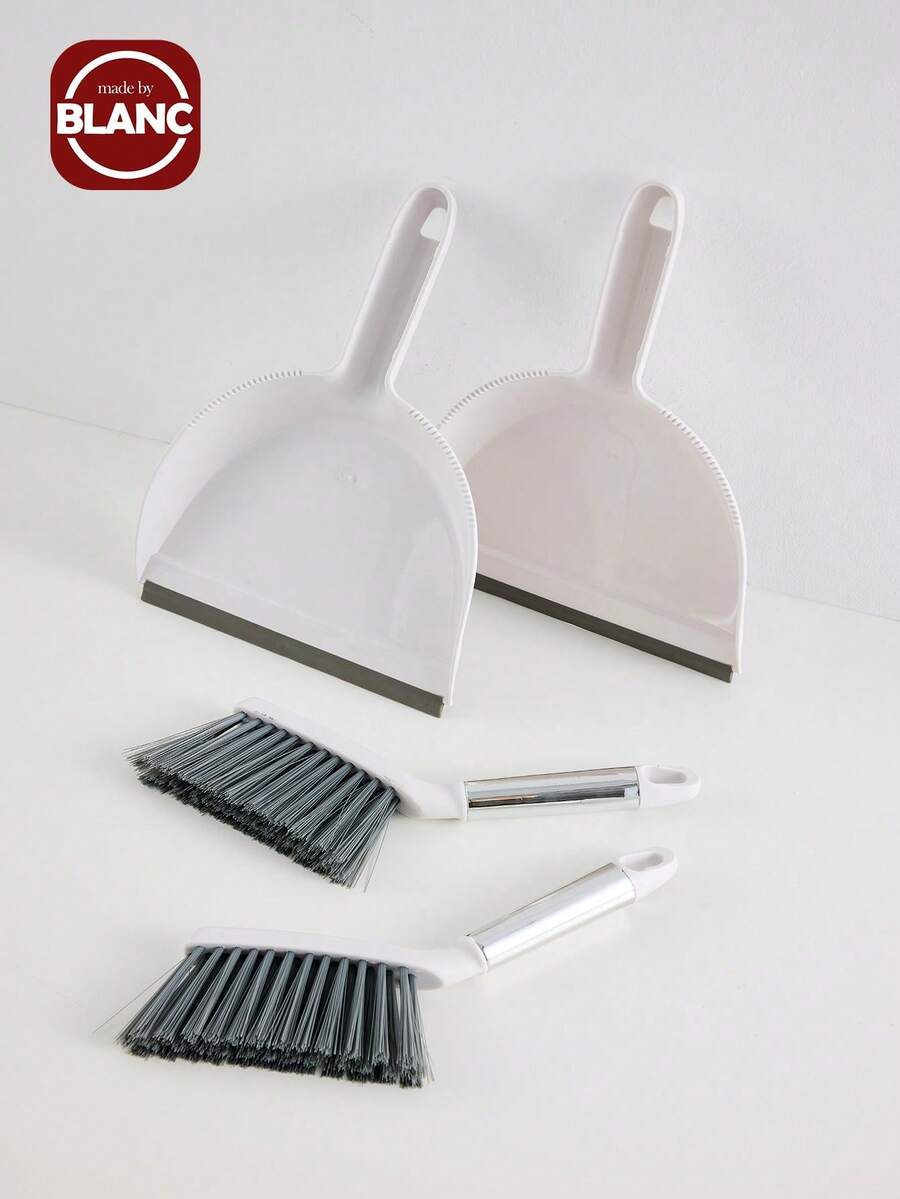 Desktop Broom And Dustpan Set, Mini Household Sweeping Kit With Soft Plastic Bristles - Ideal For Kids, Kitchen, Bathroom, Home & Daily Cleaning Supplies - Multicolor - View 1