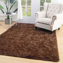 Soft Shaggy Rug For Bedroom Living Room 1.40m X 2.00m - Chocolate Brown - View 5