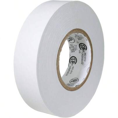 . R. U. EL - 766AW White General Purpose Electrical Tape 34x 66' L CSA Listed Core. Utility Vinyl Synthetic Rubber Electrical Tape