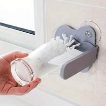 Escova de Copo, Limpa Vidros, Escova de Garrafa, Escova de Limpeza de Garrafa de Pia, Escova de Limpeza de Copo de Bebida 2 em 1, Escova de Limpeza de Ventosa de Vinho, Pequenas Ferramentas de Cozinha, Acessórios de Cozinha