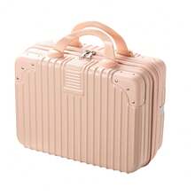 LIVINGANDHOME Living And Home 5 Colors Portable Hard Shell Handheld Makeup Travel Case,Makeup Storage Box,Makeup Storage Box - Pink - View 1