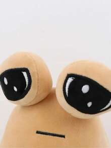 1 件可爱大眼怪物娃娃，8.6 英寸热门游戏我的宠物外星人 Pou 毛绒玩具 - 完美礼物！、生日礼物、圣诞礼物