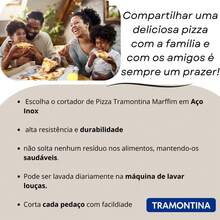 Tramontina Kit Colher Sorvete Cortador Pizza Inox Marfim Tramontina
