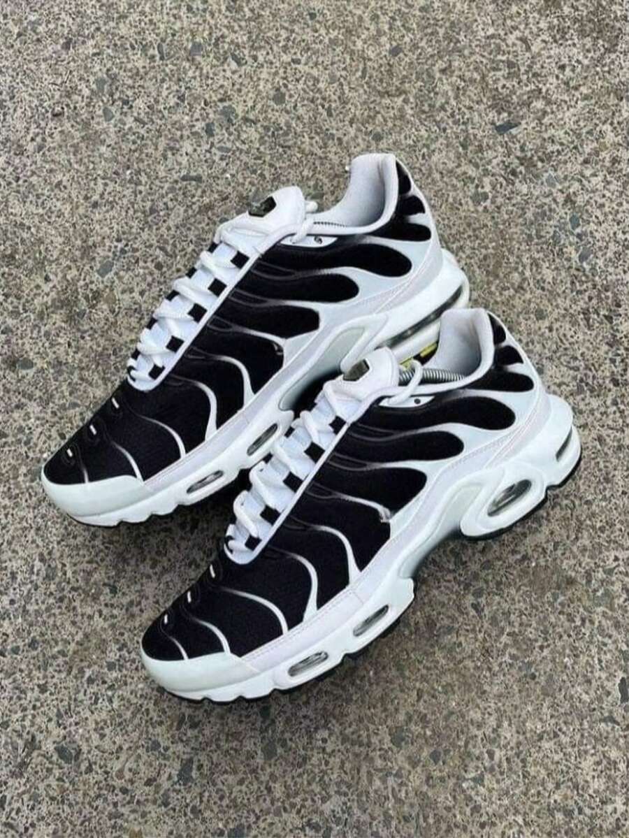 Promotion Air TN Plus Max Premium Vapor Bubble Shock Absorber Springs White Tennis Shoes - 黑臂 tn - 查看 1