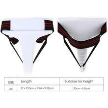 Protector de Ingle de Taekwondo para Mujer Boxeo Karate Jockstrap Sanda Protector de Entrepierna, Protector de Ingle  para Mujer para Taekwondo, Boxeo, Karate, Sanda (M) - M - Ver 3