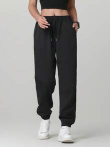 Women's Joggers Pants Pockets Drawstring Running Sweatpants For Women Lounge Workout Jogging