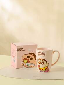 CRAYON SHINCHAN Ceramic Mug With Handle, Cute Cartoon Coffee Cup, Reusable, Suitable For Home, Holiday Parties And Outdoor Gatherings - Multicolor - View 11