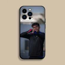 Custodia per telefono L-Laminata Sport-19 Y-Yamals compatibile con 17, 16, 15, 14, 13, 12, Pro, Max, Plus, E, SE4, Air, Mini, in morbida cover nera. Custodia compatibile con il caso 17, il caso 17 Pro, il caso 17 Pro Max