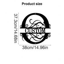 1 Fine Metal Art Logo - Personalized Last Name Logo, Name Design, Home Decoration With Custom Initials Thumbnail, Classic Style, Wall-Mounted Wall Art Decoration For Theme Parties, Perfect Heartfelt Gifts For Friends And Family, Customizable Wedding Gifts., Valentine Day, Valentine Day Decor Ornamental Exquisite, High-Quality Custom, Personalized, Unique Ideal Gifts For Her Pets ,Forever Love - Multicolor - View 59