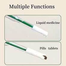 Pet Syringe Tablet Pill Gun Piller Push Dispenser Medicine Water Milk Container Tube Feeder Tools Dog Cat Accessories - Màu xanh lam - Xem 3