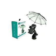 Car Sunshade Holder For Cell Phones, Adjustable Rotation And Fixed Suction Cup, Sunshade Holder For Car - Black - View 4