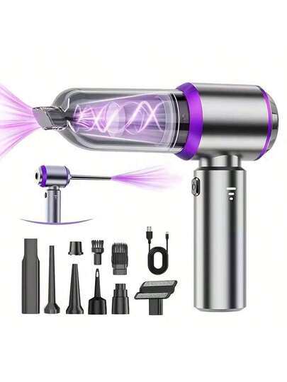 Car Ho hold Stofzuiger Cleaner Portable Wireless 20000PA High Power Mini In Compressed Air Dust Collector, Hair Dryer Pump held Brushless Motor Cars, Homes, Offices, Camping