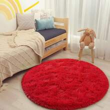 WISH TREE 8x10 Area Rugs For Living Room, Fluffy Shaggy Rug Soft Carpets, Big Rugs For Bedroom Dorm Home Decor Aesthetic Red - 紅色 - 查看 17