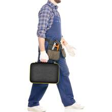 Case Compatible With Klein Tools VDV501-851 VDV500-123 VDV226-110 VDV427-300. Storage Carrying Travel Holder For Cable Tester For Scout Pro 3/ Tracer Probe/Wire Stripper And Accessories (Box Only) - Màu vàng - Xem 7