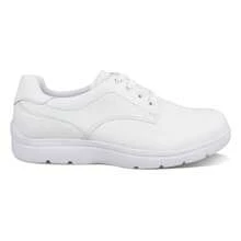 Dominiq Men Health Care & Food Service Shoes - White - View 2