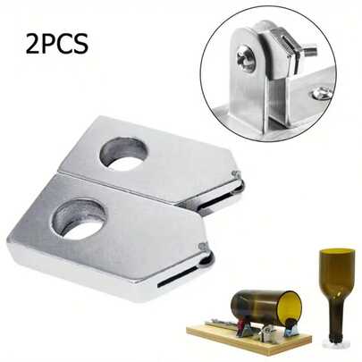 شفرات بديلة 6 مم لقاطع زجاجات الزجاج، عجلة قطع مطلية بالمعدن، مناسبة للزجاجات والمرايا، متوافقة مع معظم قواطع الزجاج