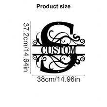 1 Fine Metal Art Logo - Personalized Last Name Logo, Name Design, Home Decoration With Custom Initials Thumbnail, Classic Style, Wall-Mounted Wall Art Decoration For Theme Parties, Perfect Heartfelt Gifts For Friends And Family, Customizable Wedding Gifts., Valentine Day, Valentine Day Decor Ornamental Exquisite, High-Quality Custom, Personalized, Unique Ideal Gifts For Her Pets ,Forever Love - Multicolor - View 34