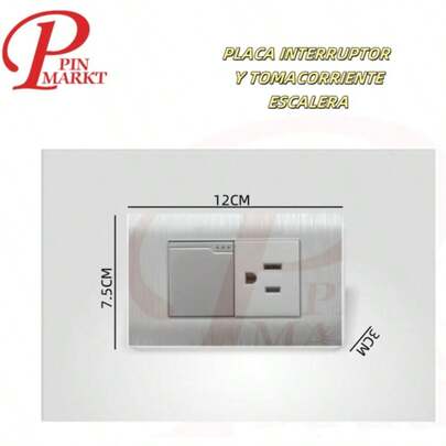 Placa Apagador y Contacto